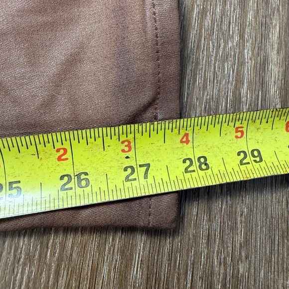 Paige Claudine in Cognac Luxe Coating, Size 31, Fall, Winter, Holiday Flare Jean - Picture 11 of 16